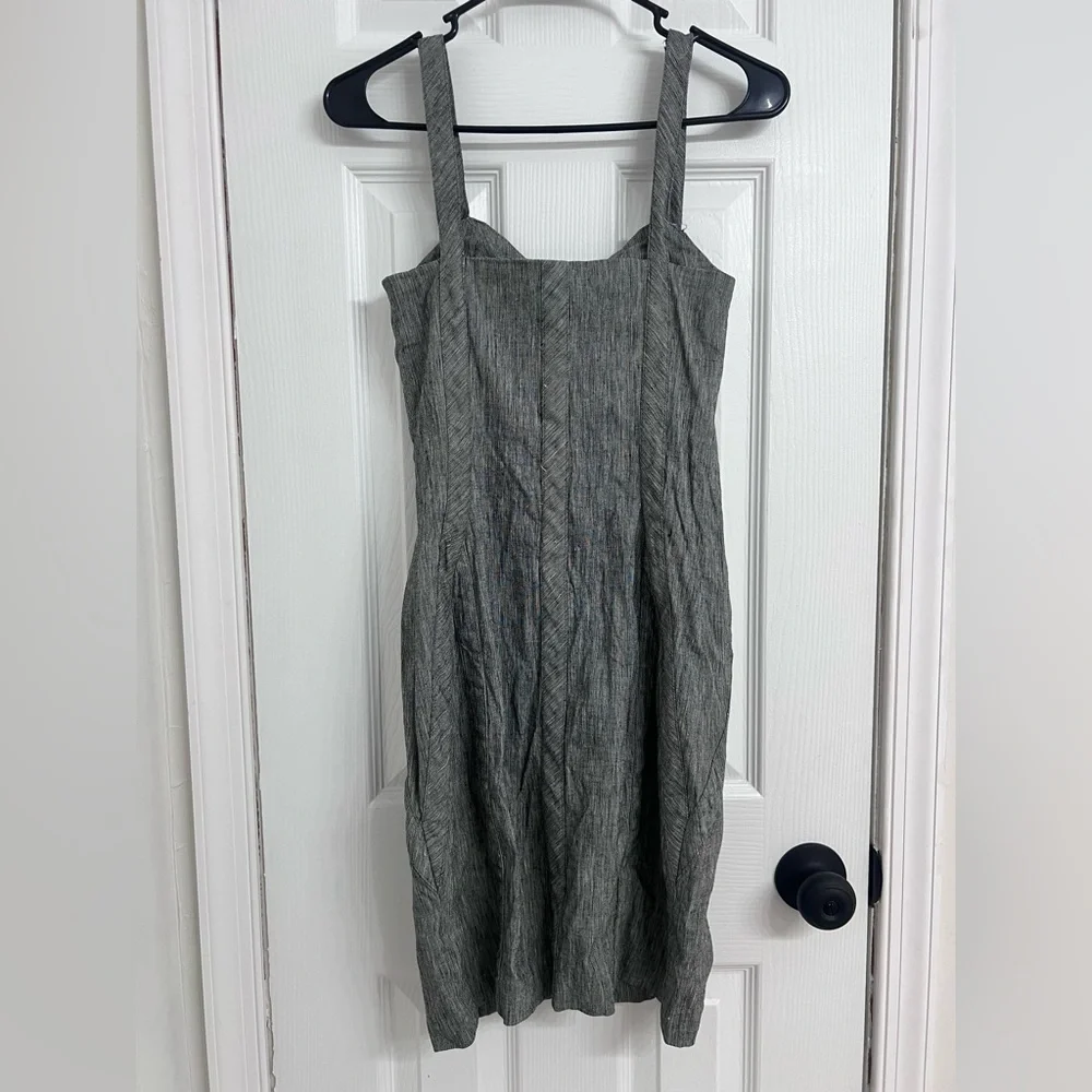 Kate Spade Front Zip Gray Dress XS